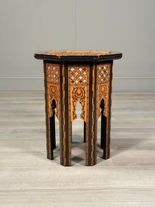 Antique Moorish Syrian Side Table