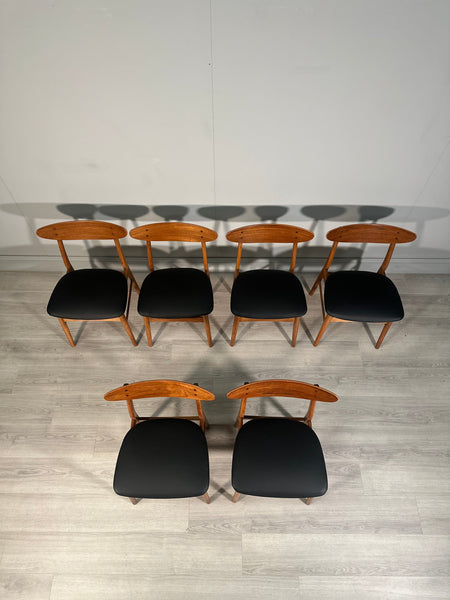 Set Of 6 Danish Teak Dining Chairs from Farstrup Møbler