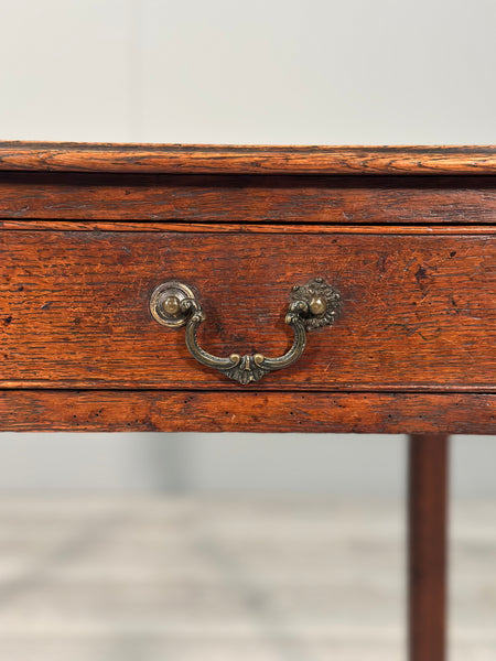 Antique Georgian Oak & Elm Side Table