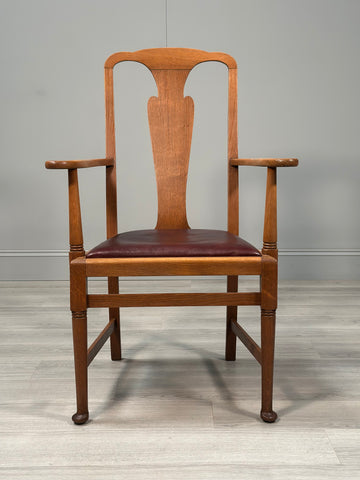 Oversized Oak Desk Chair C.1910