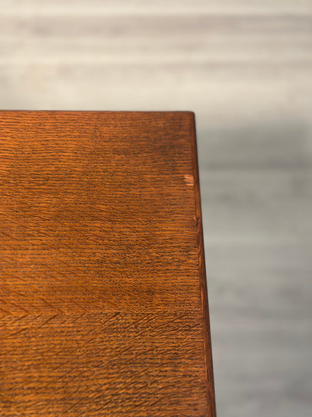 Vintage Oak Tambour Door Filing Cabinet c.1960