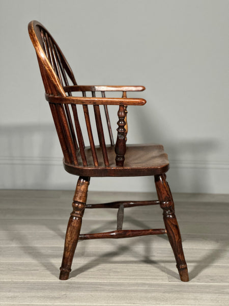 19th Century Elm Windsor Armchair