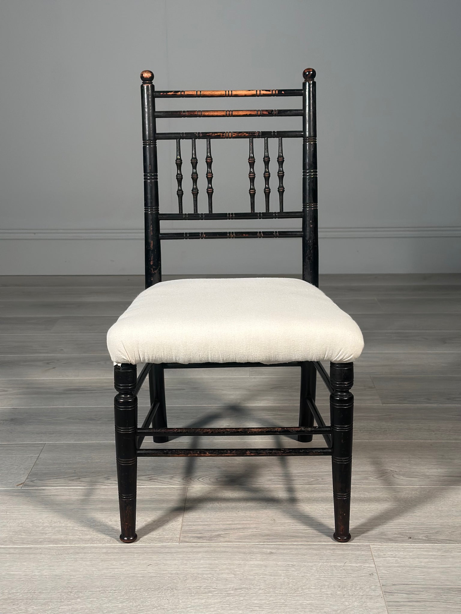 Morris & Co Sussex Ebonised Childs Chair