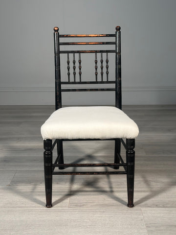 Morris & Co Sussex Ebonised Childs Chair