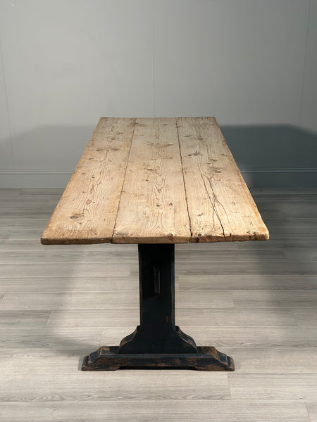 Large Antique Pine Refectory Table