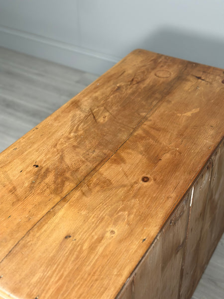 Victorian Pine Chest Of Drawers