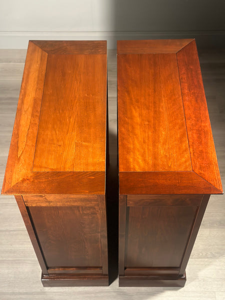 A Matching Pair Of Antique Style Mahogany Book Cases By Grange