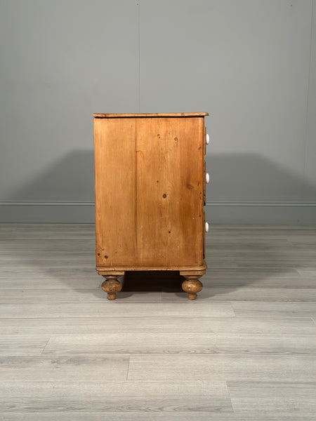 Victorian Pine Chest Of Drawers