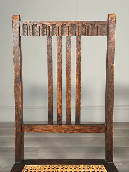A Pair of Oak Chairs By Waring & Gillow
