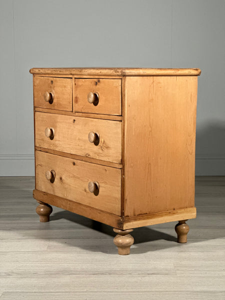 Victorian Pine Chest Of Drawers