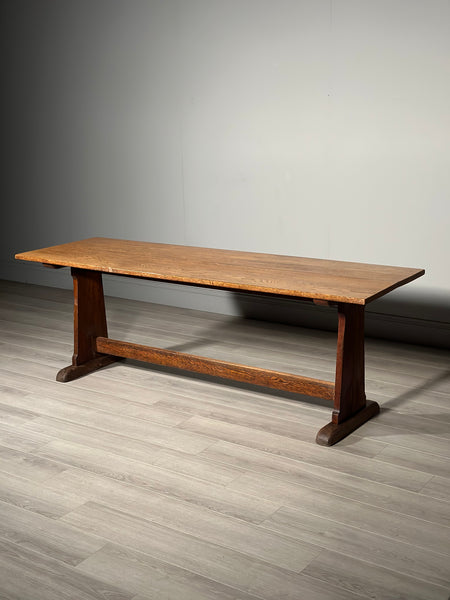 Large Antique Oak Refectory Table