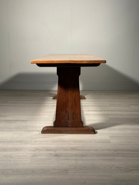 Large Antique Oak Refectory Table