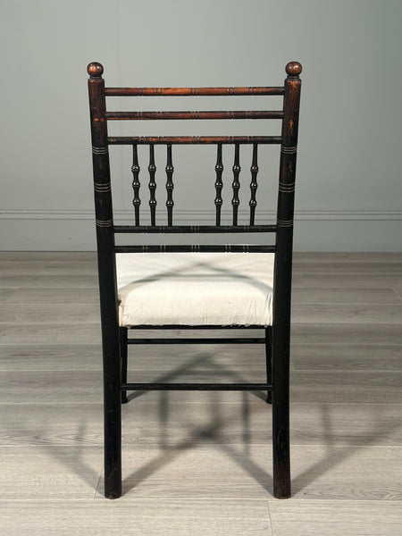 Morris & Co Sussex Ebonised Childs Chair