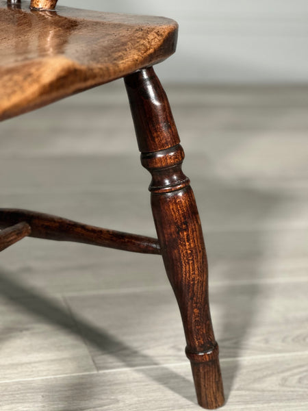 19th Century Elm Windsor Armchair