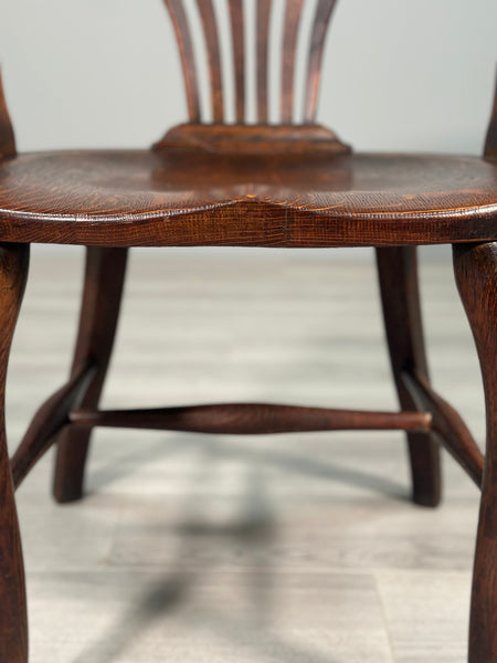 Antique Oak Desk Chair C.1920