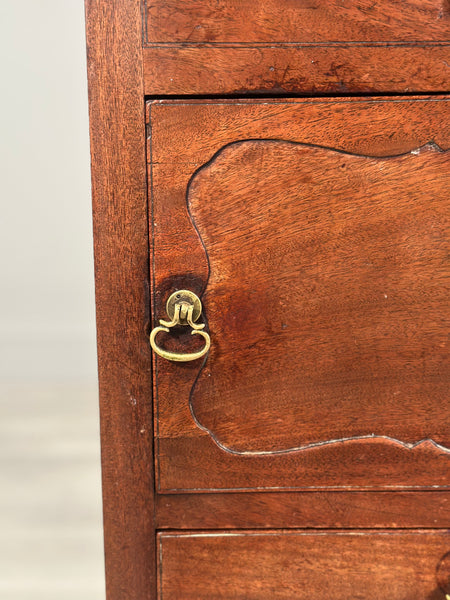 Antique Mahogany Georgian Bedside Cabinet C.1790