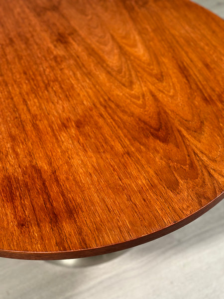 Chrome And Teak Coffee Table c.1970