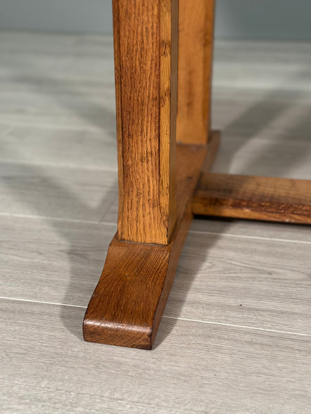 Arts and Crafts Oak Refectory Table By Arthur Reynolds Of Ludlow