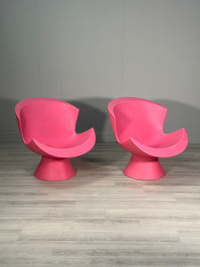 Pair Of Karim Rashid For Label Kite Lounge Chairs