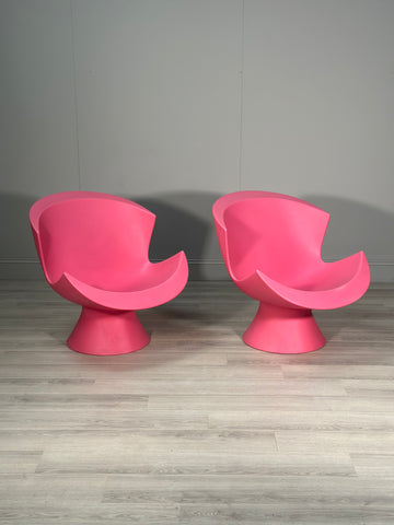 Pair Of Karim Rashid For Label Kite Lounge Chairs