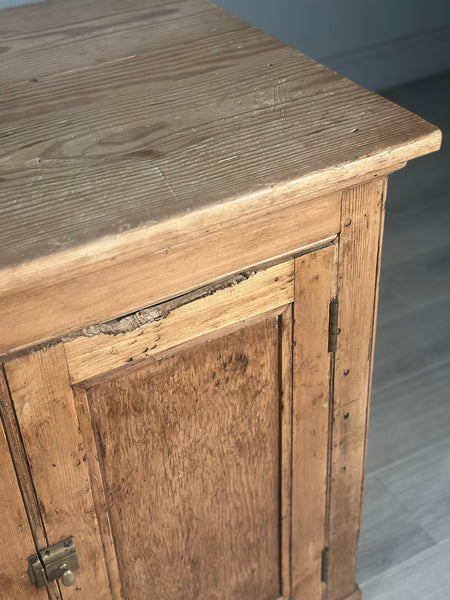 Large Antique Pine Shop Counter