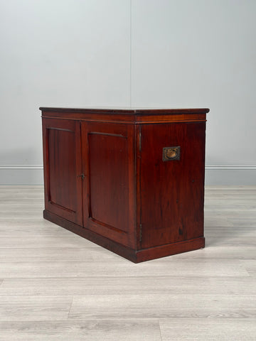 Small 19th Century Campaign Cupboard