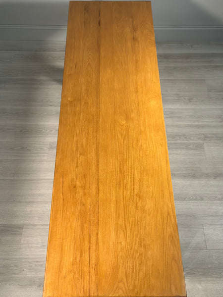 Large Antique Oak Refectory Table c1920
