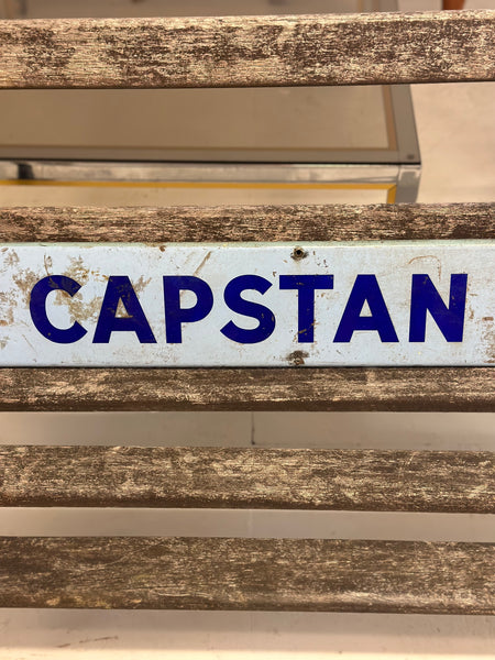 Vintage Wills’s Capstan Cigarettes Enamel Sign