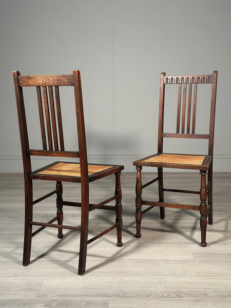A Pair of Oak Chairs By Waring & Gillow