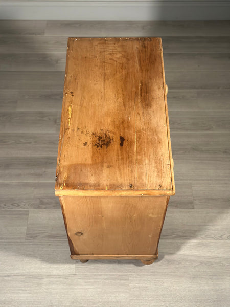 Victorian Pine Chest Of Drawers