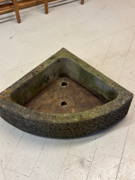 Antique Corner Stone Trough