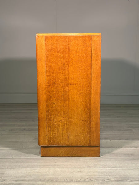 Light Oak Military Chest Of Drawers c.1960