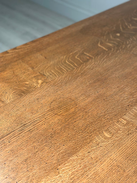 Antique Oak Refectory Table - 8ft