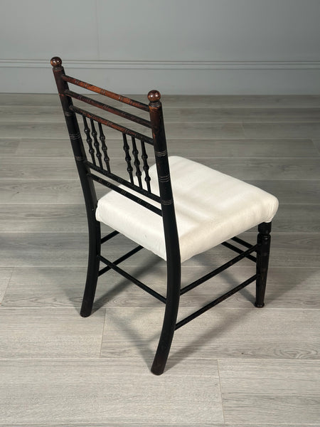 Morris & Co Sussex Ebonised Childs Chair