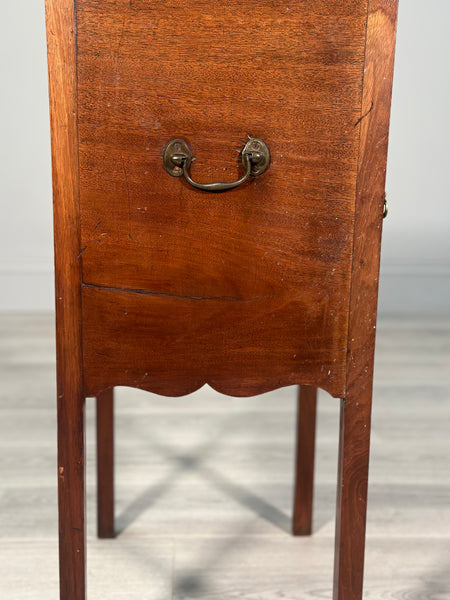 Antique Mahogany Georgian Bedside Cabinet C.1790