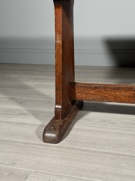 Large Antique Oak Refectory Table