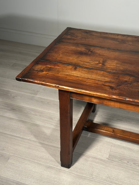 19th Century Style Cherry Wood Large Refectory Table