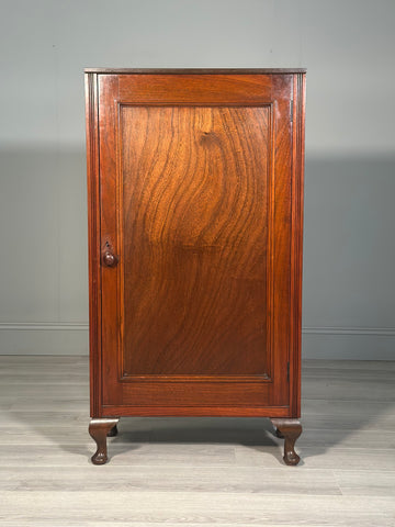 Slim Antique Mahogany Cupboard