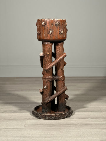 19th Century Naturalistic Terracotta Planter/Jardiniere C.1880