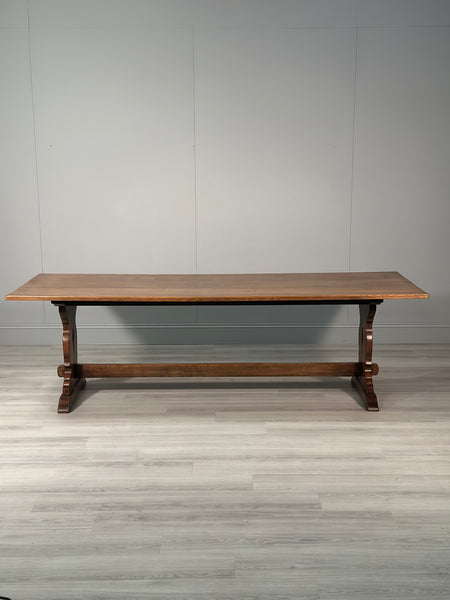 Antique Oak Refectory Table - 8ft
