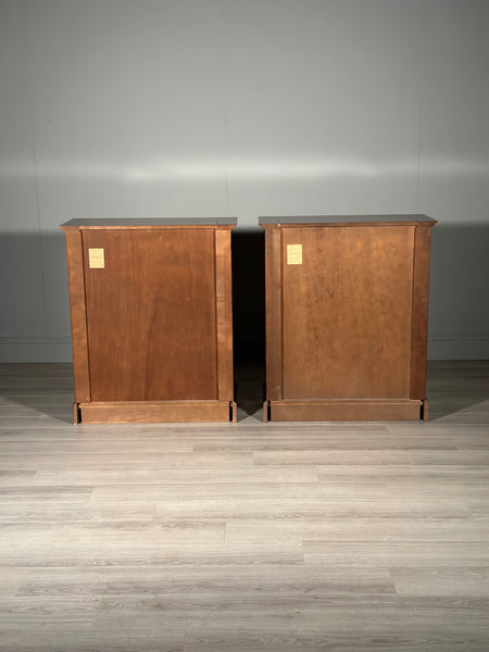 A Matching Pair Of Antique Style Mahogany Book Cases By Grange