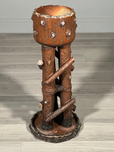 19th Century Naturalistic Terracotta Planter/Jardiniere C.1880