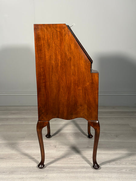 Small Antique Burr Walnut Writing Bureau c.1930