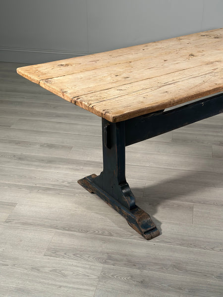 Large Antique Pine Refectory Table