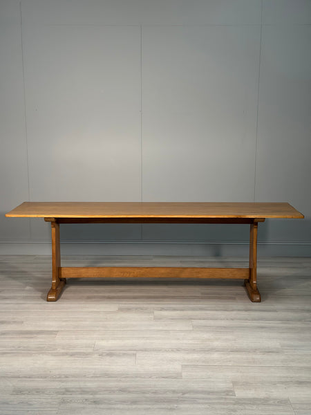 Large Antique Oak Refectory Table c1920
