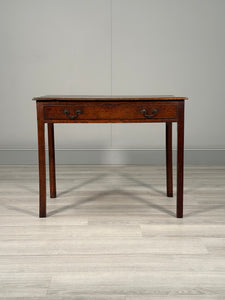 Antique Georgian Oak & Elm Side Table