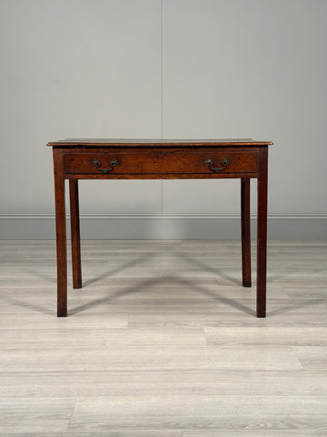 Antique Georgian Oak & Elm Side Table
