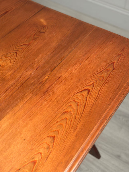 Ecclesiastical Pitch Pine Writing Table c.1910