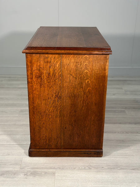 Large Bank Of Oak Drawers C.1880