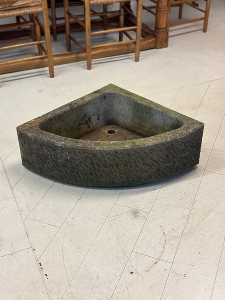 Antique Corner Stone Trough